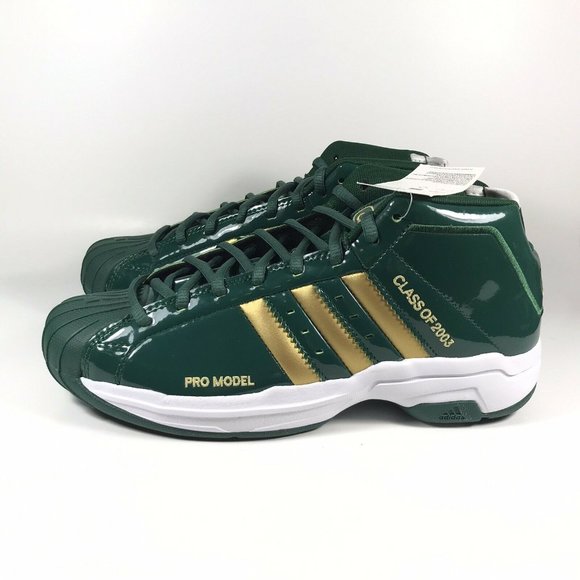 Adidas Pro Model 2G SVSM Lebron DS Green Gold - Picture 2 of 7
